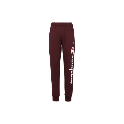 Champion Knitted Sweatpants Men Burgundy