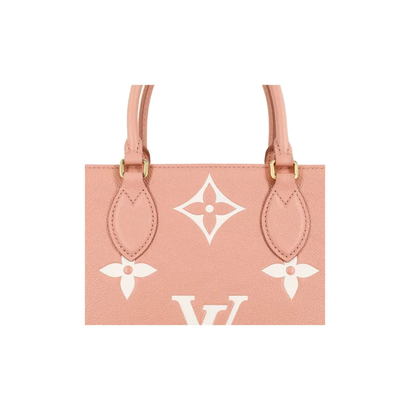 LOUIS VUITTON Onthego Mm Trianon Pink/Cream-6