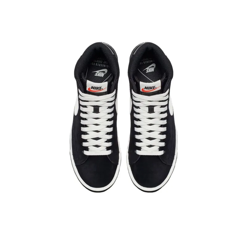 Nike Blazer Mid Vintage Suede Black Women's-2