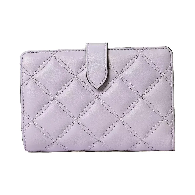 Kate Spade Natalia Leather Wallet Medium Size Unisex Light Purple-1