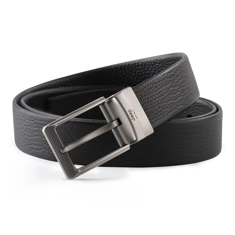 JEEP SPIRIT Genuine Leather Pin Buckle Authentic Casual Leather Leather Belts Men's-1