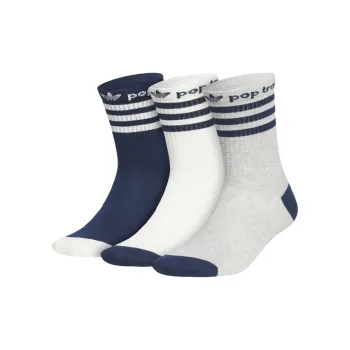 Adidas Originals x Pop Trading Company Mid Calf Socks Unisex 3 Pack