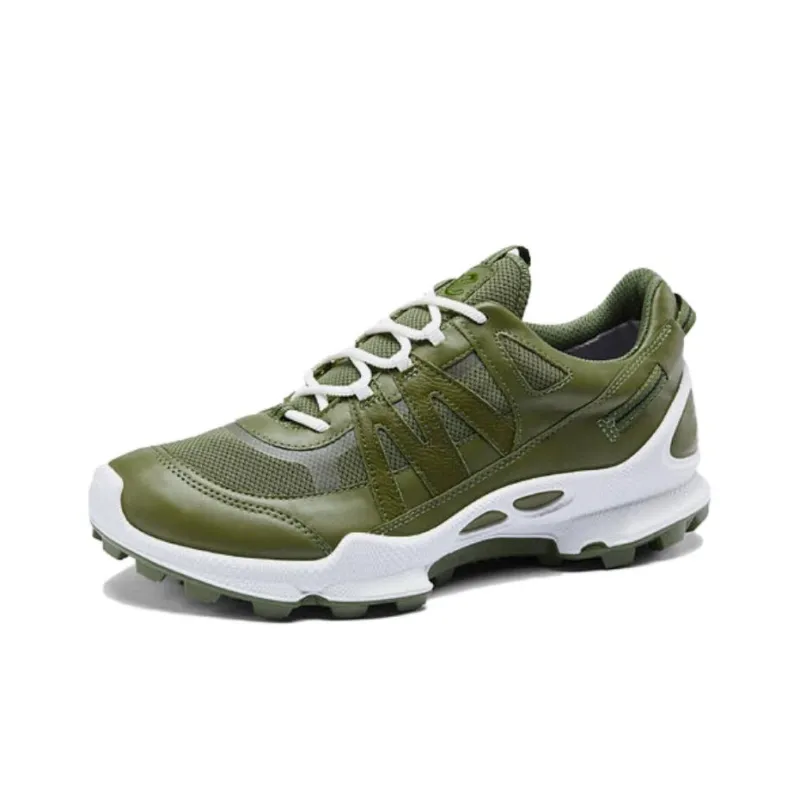 Ecco Striding C Low-Top Trekking Shoes Men's Oak Green-1