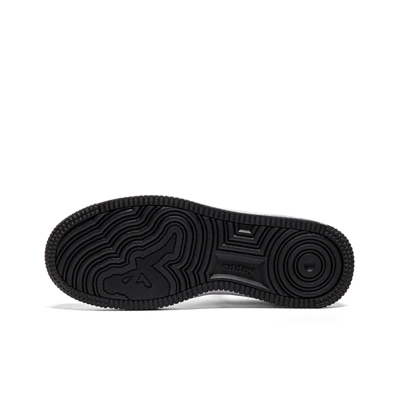 Kappa Anti Slip Wear Resistant Low Top Skateboard Shoes Unisex White Black-5