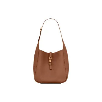 SAINT LAURENT LE5A7 Cow Leather Hobo Handbag, Shoulder Bag Women's