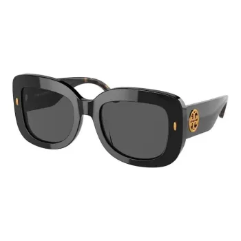 TORY BURCH Irregular Shape Sunglasses Women's Black