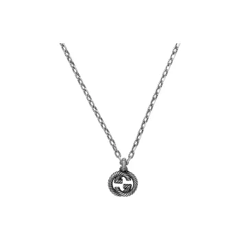 GUCCI Interlocking G Pendant Necklace