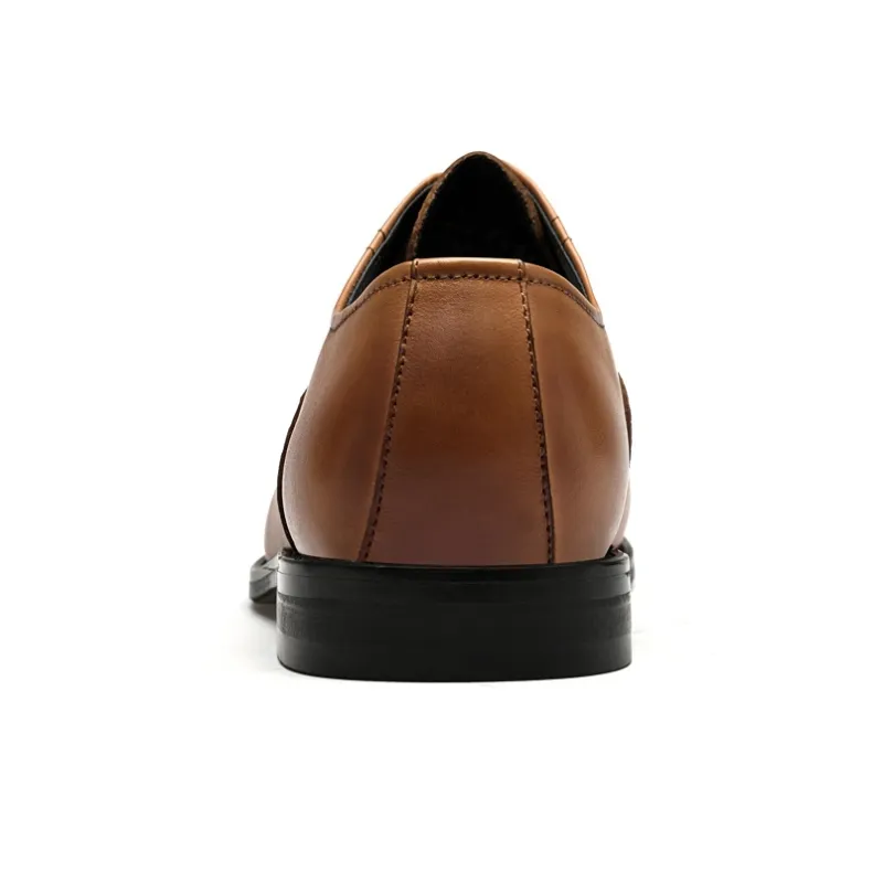 Extravagant Dress Shoes Men Low Top Black/Brown-7