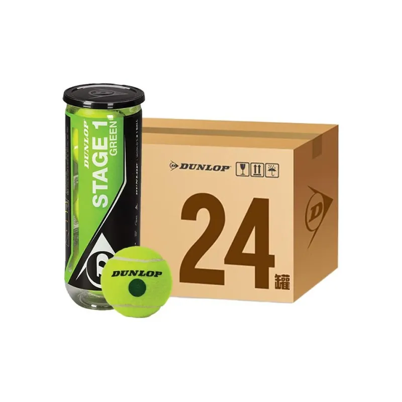 DUNLOP STAGE 1 Tennis Balls Wool, Polyester Training Ball Firm Ground, Grassland Light Green-3
