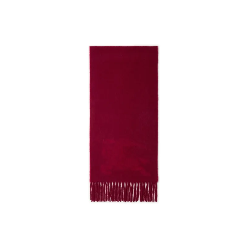Burberry Knit Scarves Unisex Red-2
