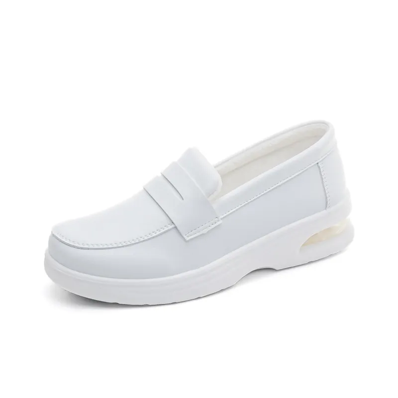 Warrior Nurse Shoes Non-slip Lightweight Low-Top Casual Shoes Women's White-1