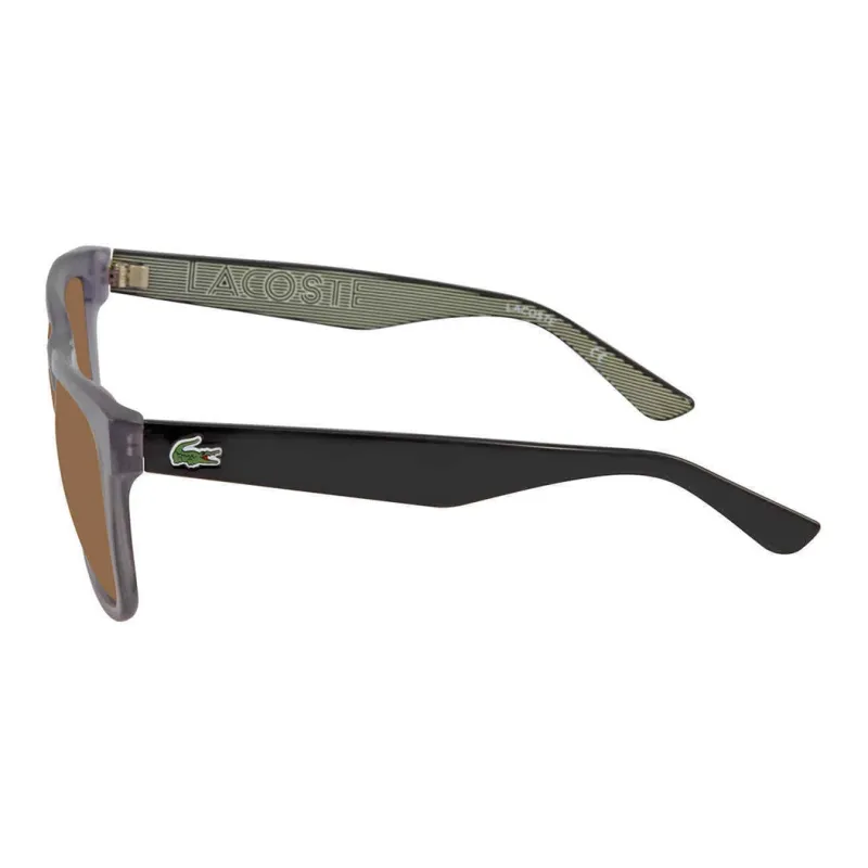 LACOSTE Irregular Shape Sunglasses Unisex Gray-2