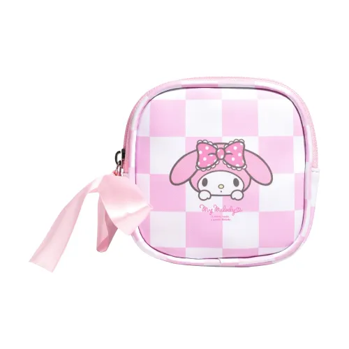 Sanrio Melodi Makeup Bags Pink Checkered My Melody