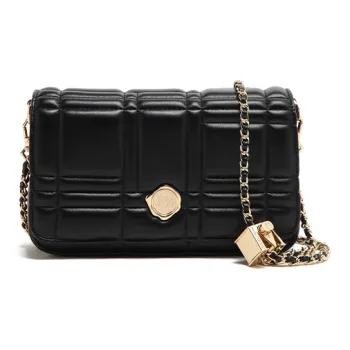 MICOCAH PU Small Square Bag, Handbag, Shoulder Bag, Crossbody Bag Regular Women's Nighttime Black
