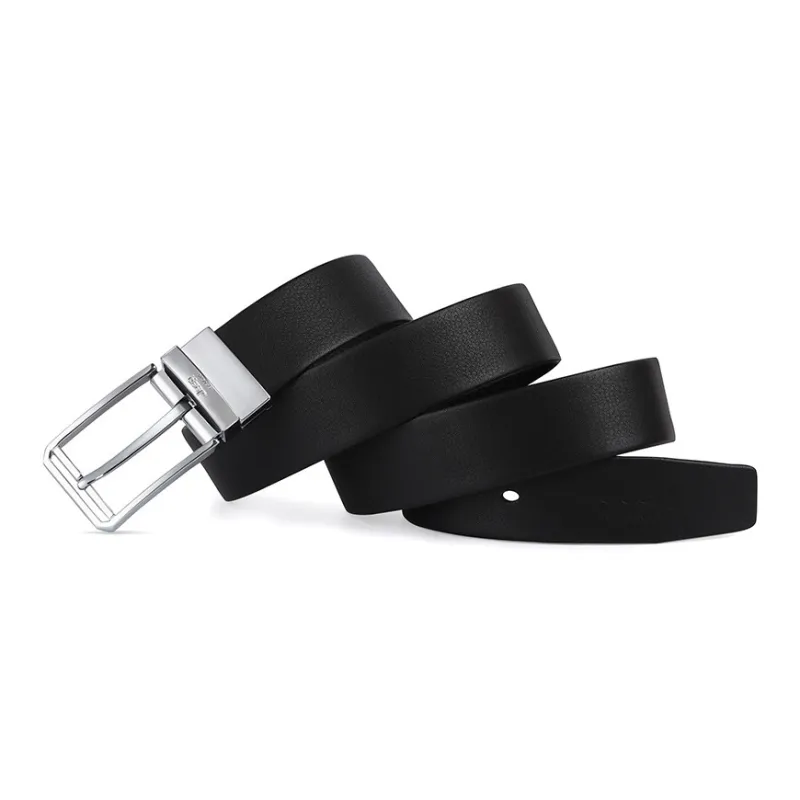 JEEP SPIRIT High End Business Formal Luxury Brand Leather Belts Men's Width  3.5cm-2
