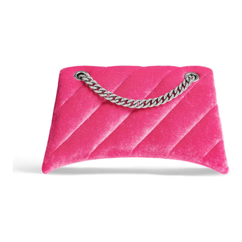 Balenciaga Nylon Crossbody Bag Shoulder Bag Small Size Women's Bright Pink-4