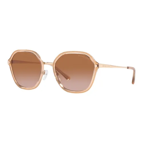 MICHAEL KORS Metal Irregular Shape Sunglasses Women's Gold