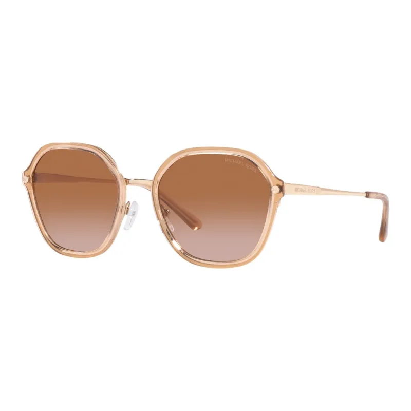 MICHAEL KORS Metal Irregular Shape Sunglasses Women's Gold-0