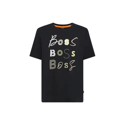 HUGO BOSS T-Shirts Men Navy Blue