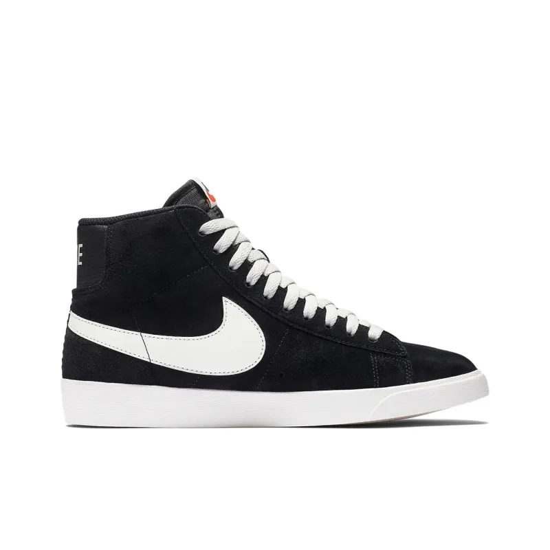 Nike Blazer Mid Vintage Suede Black Women's-1