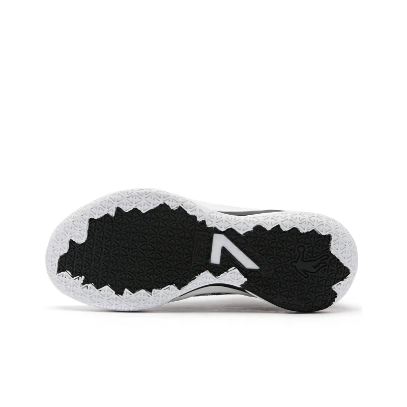 QIAODAN Blade 7.0 PRO Cushioning Anti Slip And Wear Resistant Low Top Basketball Shoes Men's Black White-4