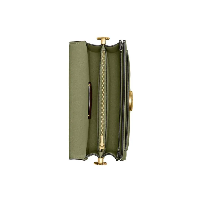 COACH Tabby Cow Leather Handbag, Shoulder Bag Women's Moss Green-3