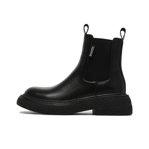 FAIRWHALE Ankle Boots Women's Pure Black