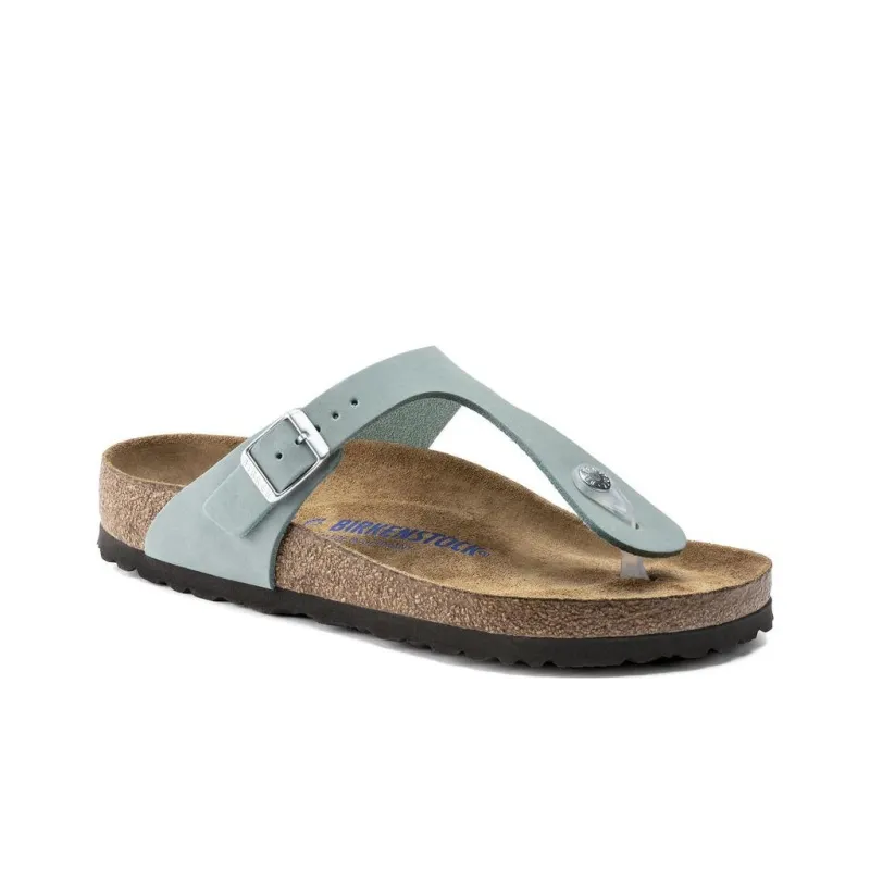 Birkenstock Flip Flops Women's Sky Blue Narrow Fit-1