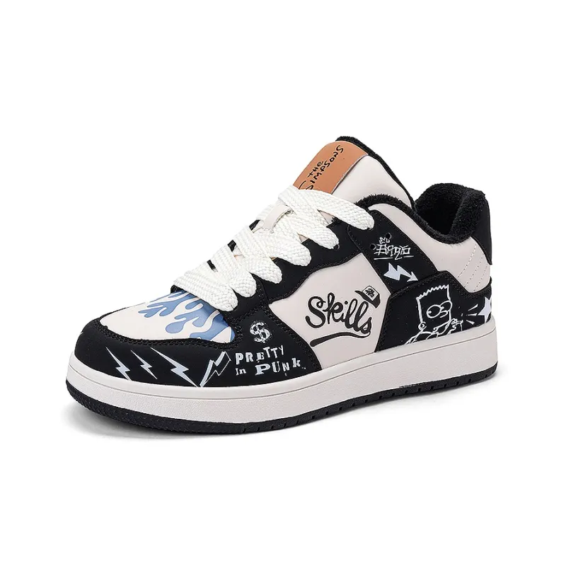 The Simpsons Low Top Skateboard Shoes Unisex-13