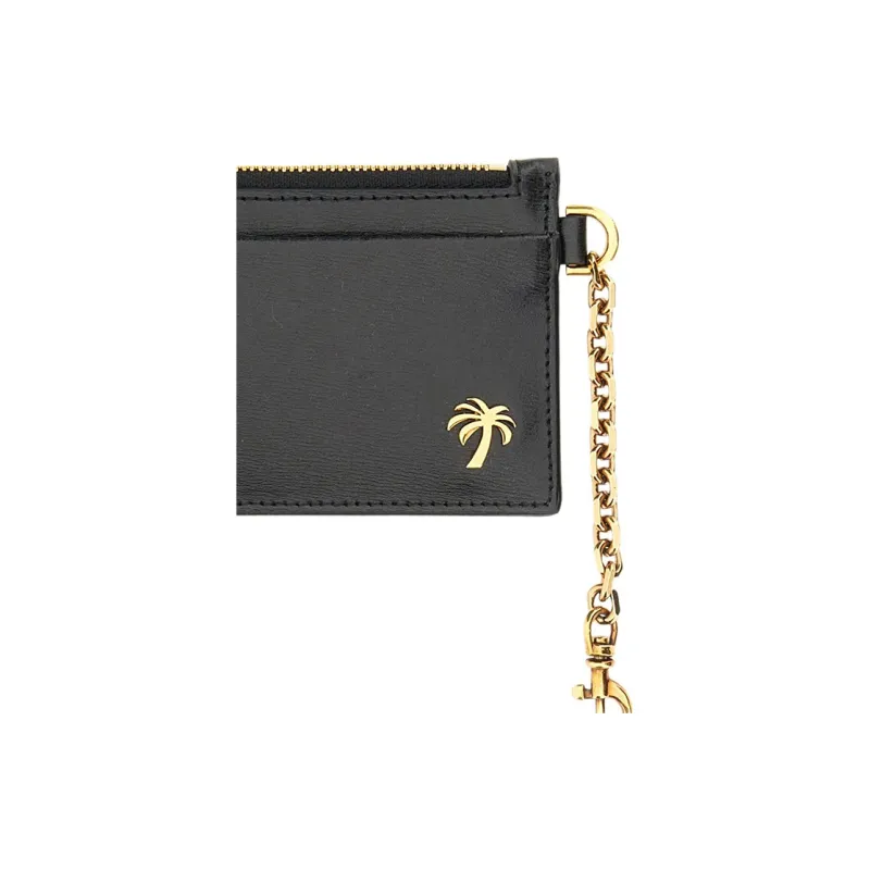 PALM ANGELS Palm Beach Plaque Chain Cardholder-4
