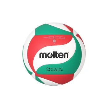 Molten PU Size 5 Volleyball Unisex Red Green White