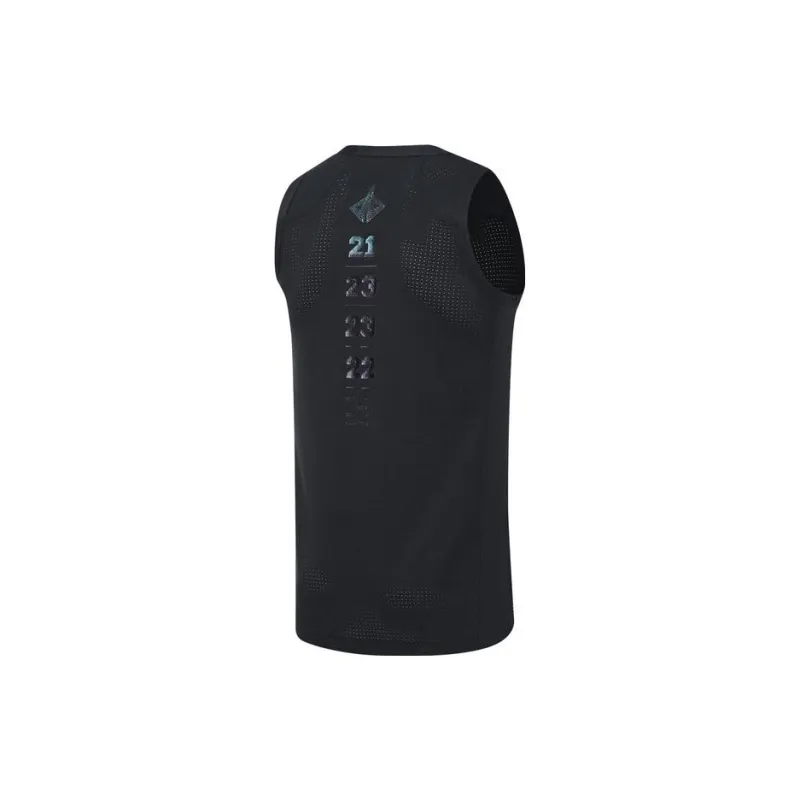 LiNing Sports Basketball Collection Tank Tops Men's Black-1