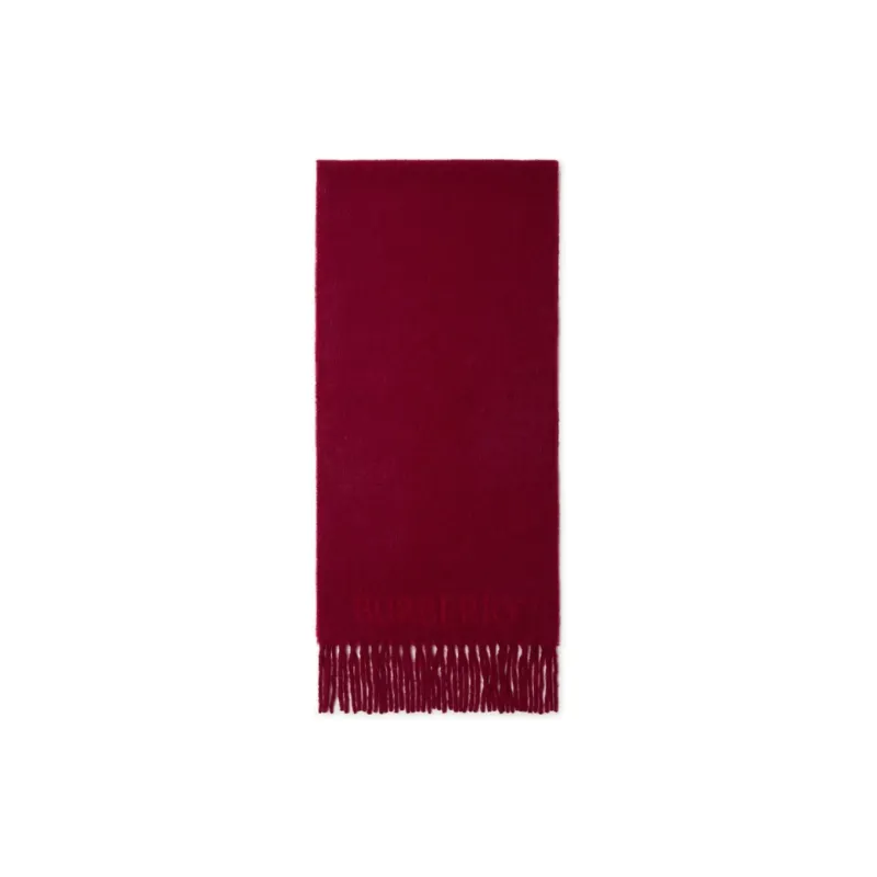 Burberry Knit Scarves Unisex Red-1