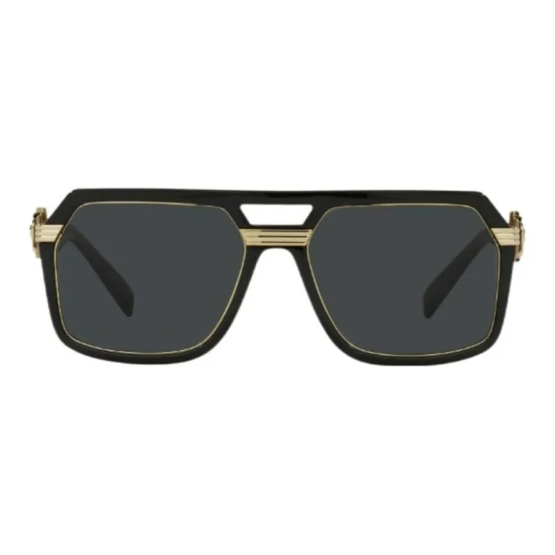 VERSACE Vintage Icon Pilot Square Frame Sunglasses-0
