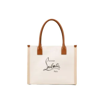 CL LUBOTING Canvas With Leather Canvas Bag, Tote Bag, Shopping Bag, Handbag Tubas Women's Natural