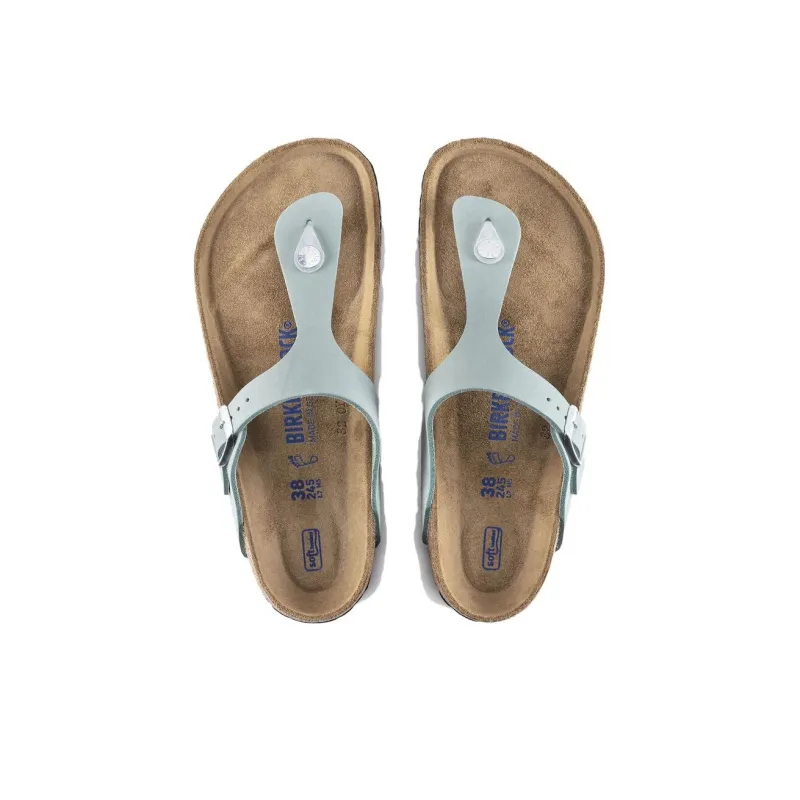 Birkenstock Flip Flops Women's Sky Blue Narrow Fit-3