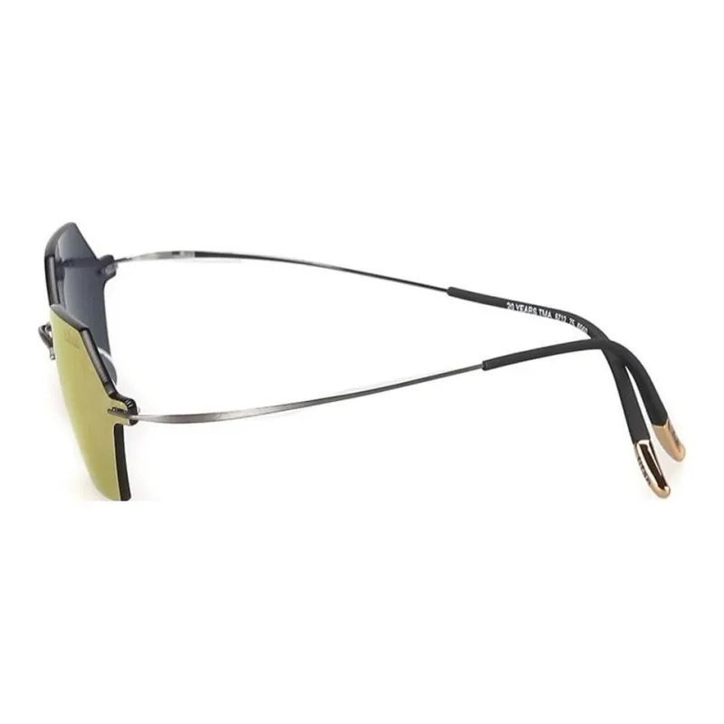 SILHOUETTE Metal Irregular Shape Sunglasses Women's Silver-1