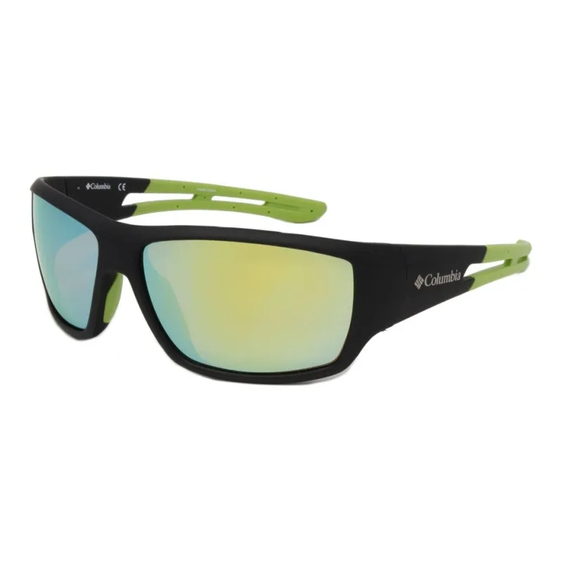 Columbia Plastic Rectangular Sunglasses Men's Black-0