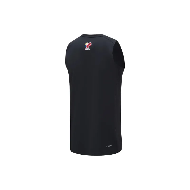 LiNing CBA Collection Professional Basketball Collection Basketball Jersey Men's Black-1