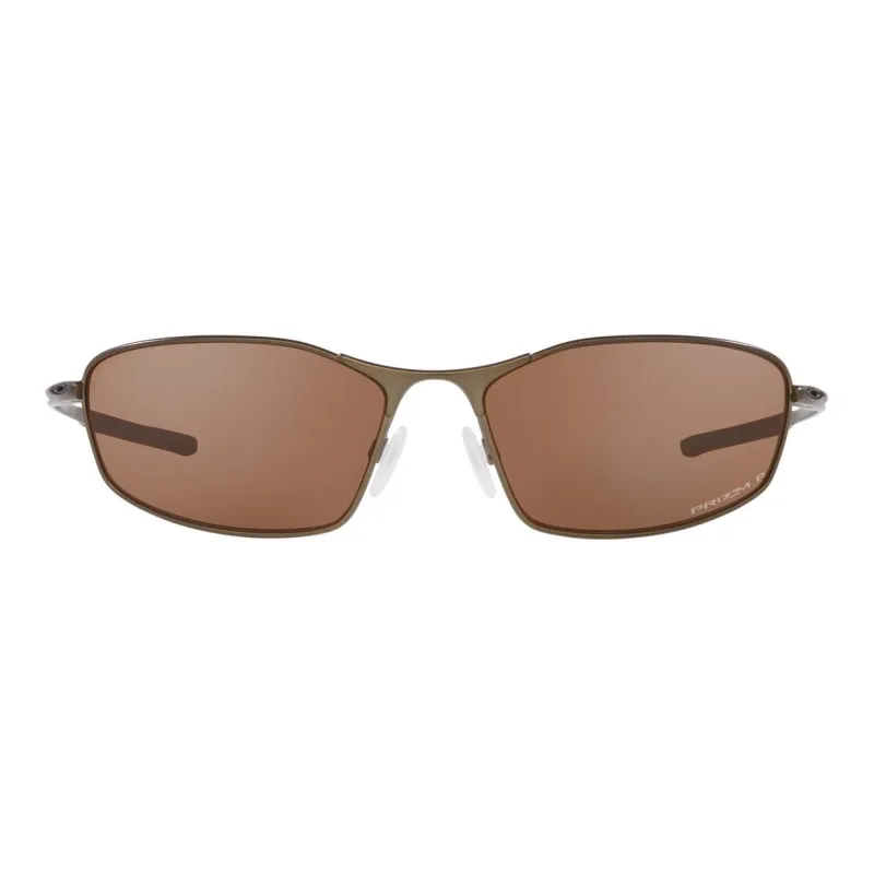 Oakley Metal Irregular Shape Sunglasses Men's Brown-1