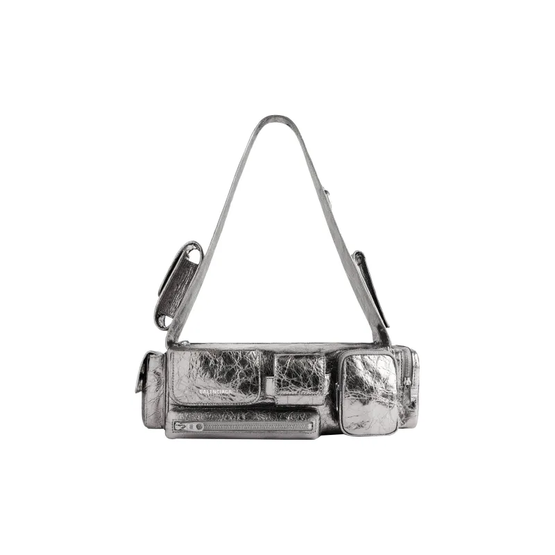 Balenciaga Women'ss Superbusy Xs Sling Bag Silver-0