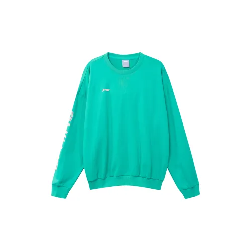 LINING Sweatshirts Men Teal-Green