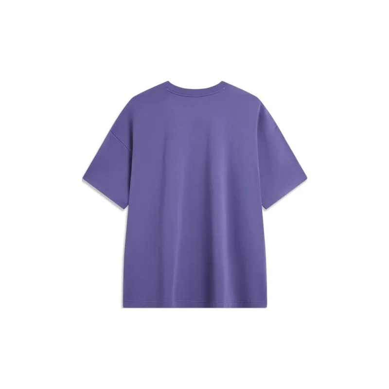 LiNing Sports Fashion Collection T Shirt Unisex Dark Blue Purple-1