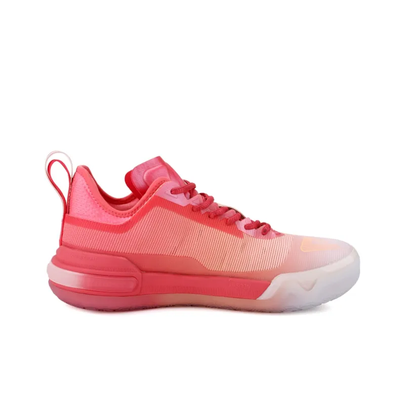 PEAK Cushioning Anti Slip Wear Resistant Breathability Low Top Basketball Shoes Men's White Red-1
