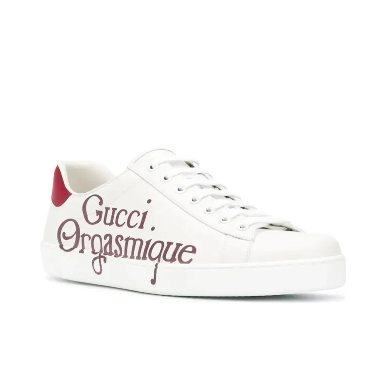 GUCCI New Ace 'GUCCI Orgasmique - White Hibiscus Red'-1