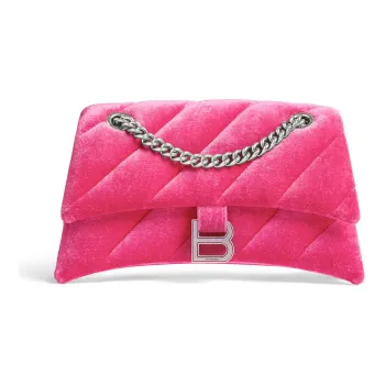 Balenciaga Nylon Crossbody Bag Shoulder Bag Small Size Women's Bright Pink