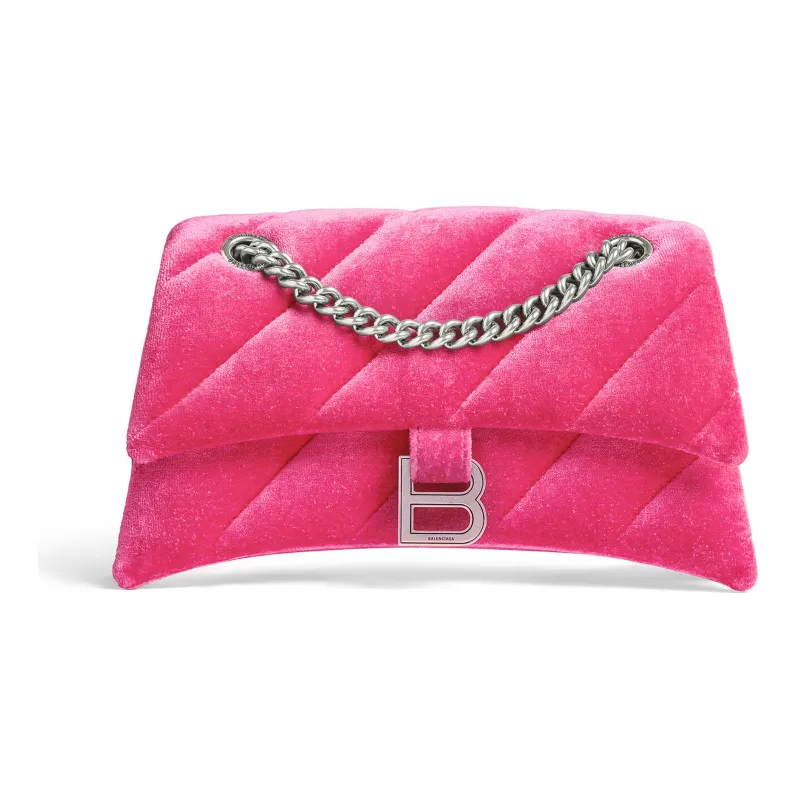 Balenciaga Nylon Crossbody Bag Shoulder Bag Small Size Women's Bright Pink-0