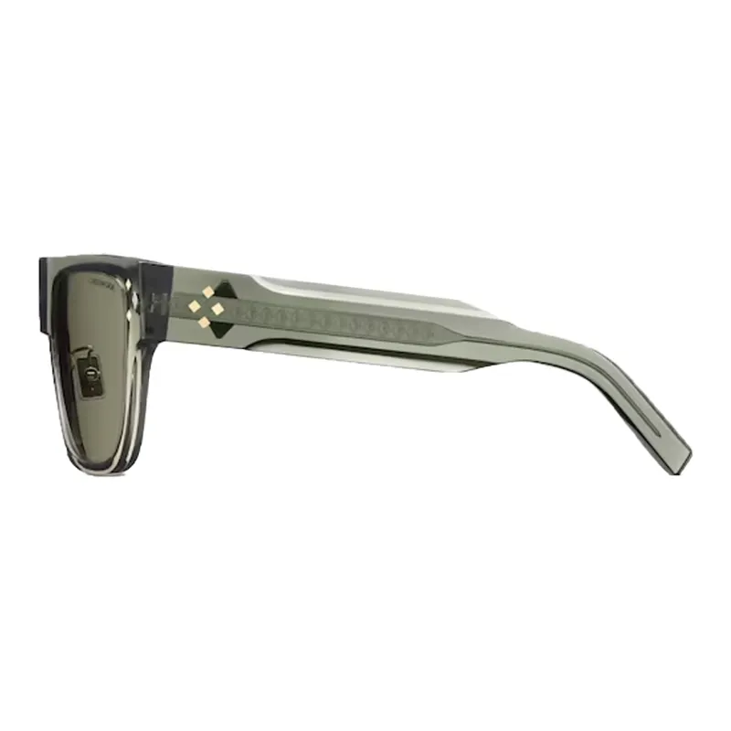 DIOR Acetate Square Sunglasses Men's Green-2