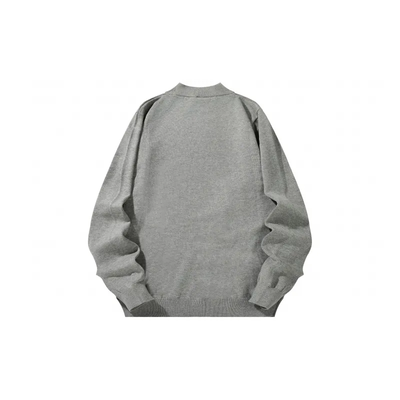 ZMOH Plain Net Series Sweaters Unisex-3