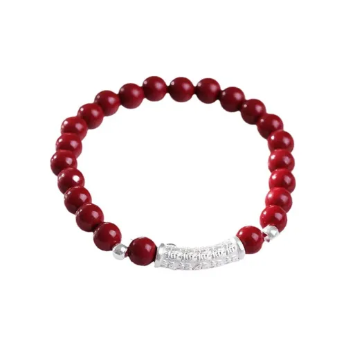 AWD Colored Glaze Jade Bracelets Women's